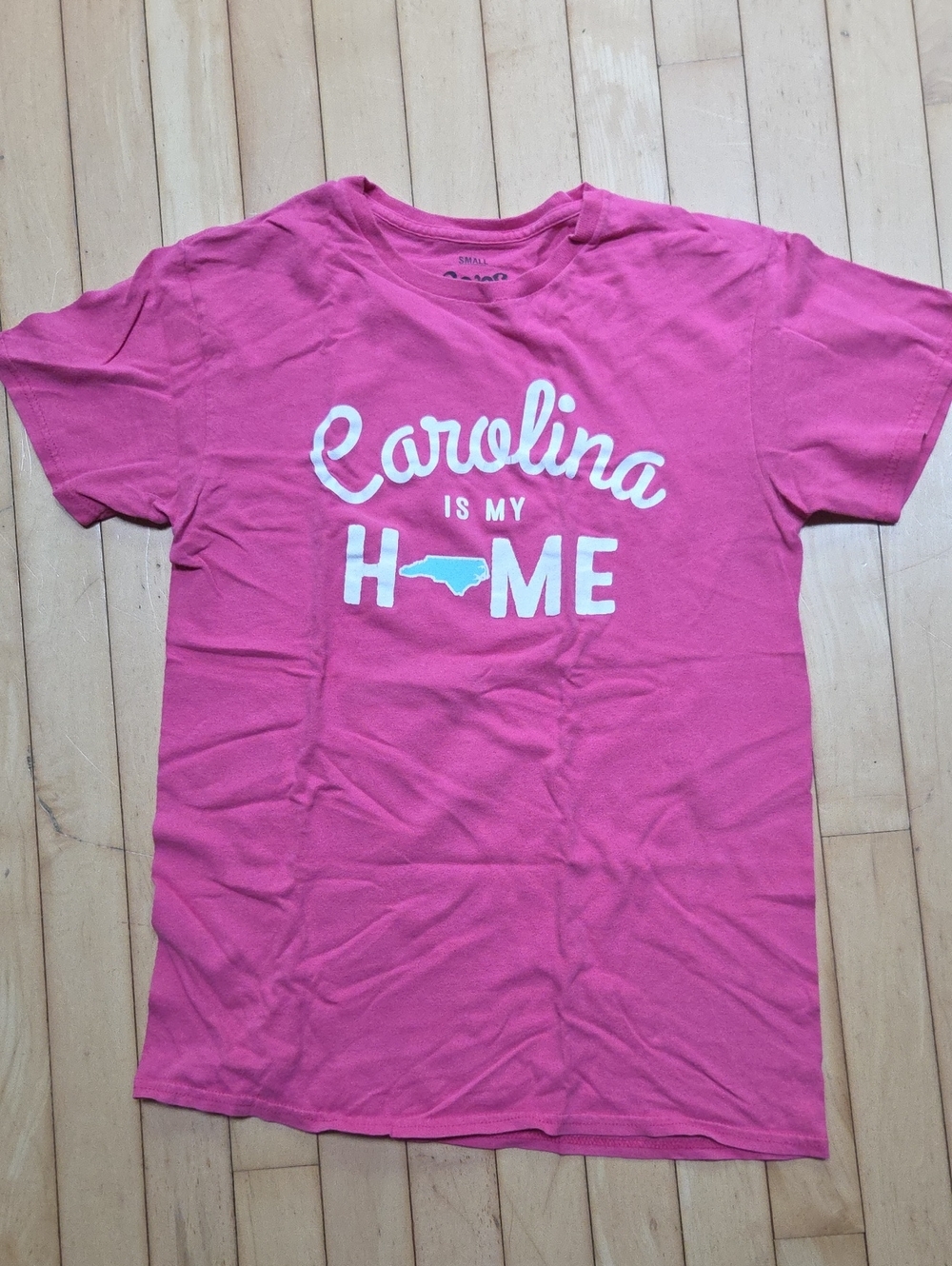 Carolina Is My Home Pink Graphic Tee